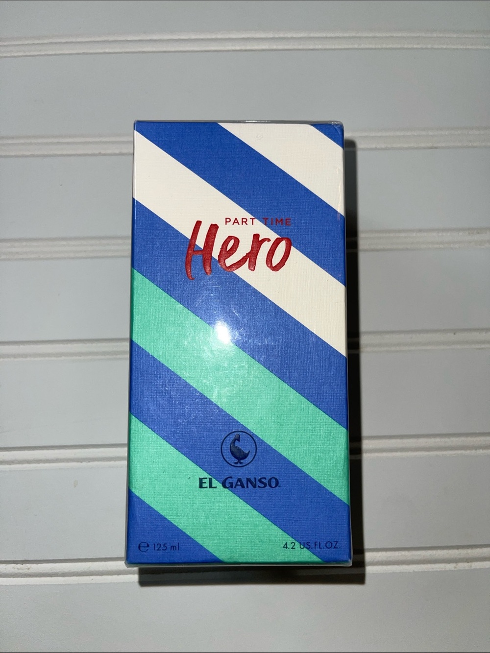 El Ganso Part Time Hero Fragrance - Blue & Teal Striped Box